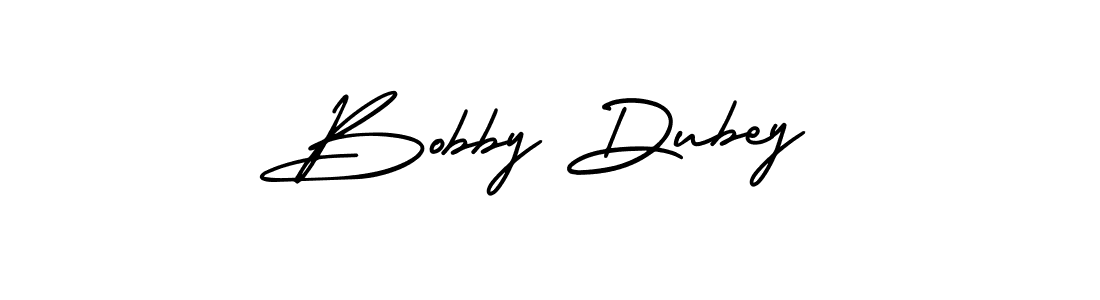 How to make Bobby Dubey name signature. Use AmerikaSignatureDemo-Regular style for creating short signs online. This is the latest handwritten sign. Bobby Dubey signature style 3 images and pictures png