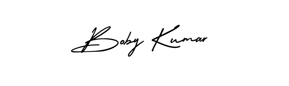How to Draw Boby Kumar signature style? AmerikaSignatureDemo-Regular is a latest design signature styles for name Boby Kumar. Boby Kumar signature style 3 images and pictures png
