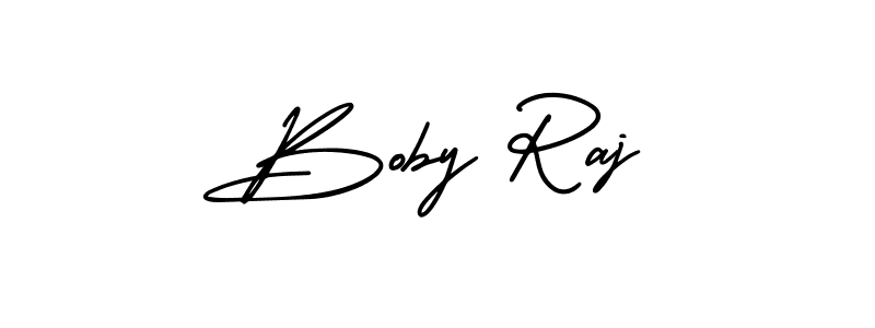 Also we have Boby Raj name is the best signature style. Create professional handwritten signature collection using AmerikaSignatureDemo-Regular autograph style. Boby Raj signature style 3 images and pictures png