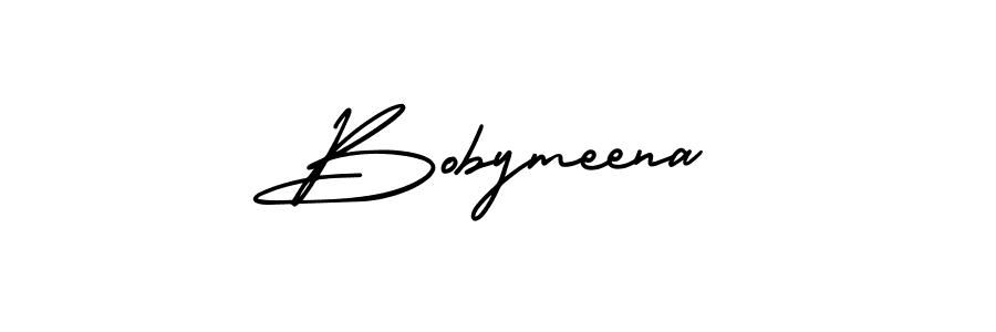 Also we have Bobymeena name is the best signature style. Create professional handwritten signature collection using AmerikaSignatureDemo-Regular autograph style. Bobymeena signature style 3 images and pictures png