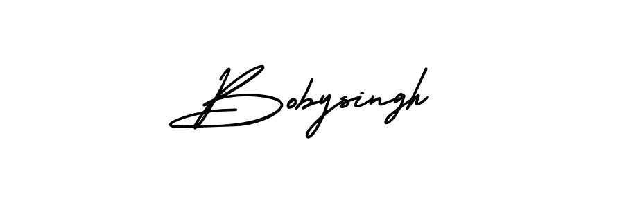 AmerikaSignatureDemo-Regular is a professional signature style that is perfect for those who want to add a touch of class to their signature. It is also a great choice for those who want to make their signature more unique. Get Bobysingh name to fancy signature for free. Bobysingh signature style 3 images and pictures png