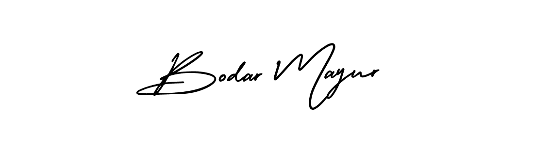 It looks lik you need a new signature style for name Bodar Mayur. Design unique handwritten (AmerikaSignatureDemo-Regular) signature with our free signature maker in just a few clicks. Bodar Mayur signature style 3 images and pictures png