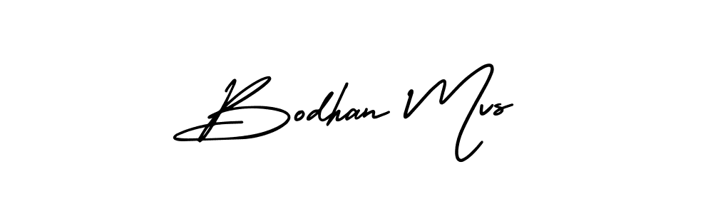 Create a beautiful signature design for name Bodhan Mvs. With this signature (AmerikaSignatureDemo-Regular) fonts, you can make a handwritten signature for free. Bodhan Mvs signature style 3 images and pictures png