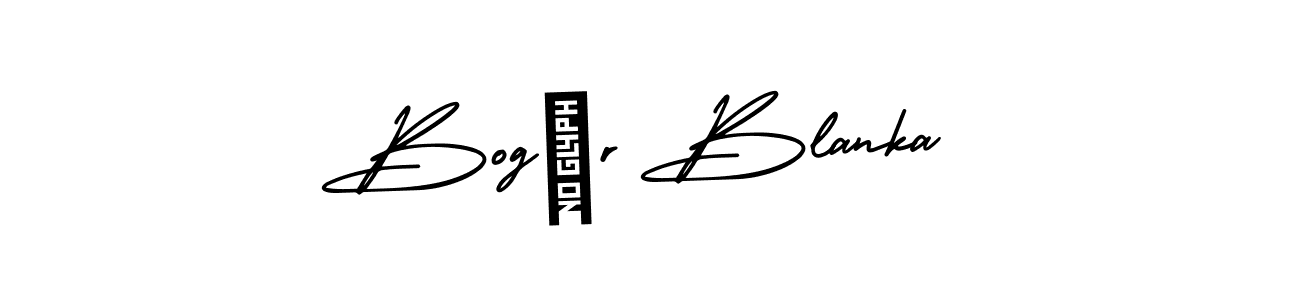 AmerikaSignatureDemo-Regular is a professional signature style that is perfect for those who want to add a touch of class to their signature. It is also a great choice for those who want to make their signature more unique. Get Bogár Blanka name to fancy signature for free. Bogár Blanka signature style 3 images and pictures png