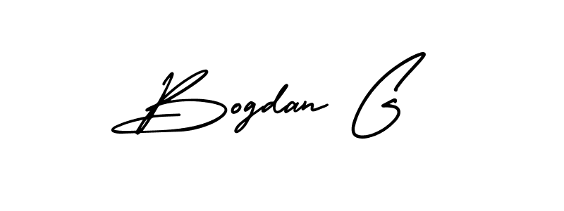Also we have Bogdan G name is the best signature style. Create professional handwritten signature collection using AmerikaSignatureDemo-Regular autograph style. Bogdan G signature style 3 images and pictures png