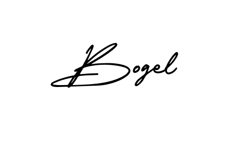 Design your own signature with our free online signature maker. With this signature software, you can create a handwritten (AmerikaSignatureDemo-Regular) signature for name Bogel. Bogel signature style 3 images and pictures png