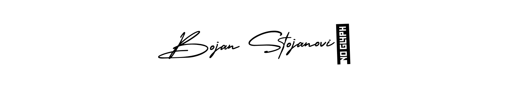 How to make Bojan Stojanović name signature. Use AmerikaSignatureDemo-Regular style for creating short signs online. This is the latest handwritten sign. Bojan Stojanović signature style 3 images and pictures png