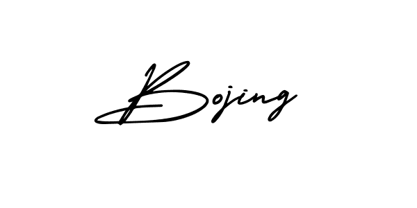 How to make Bojing signature? AmerikaSignatureDemo-Regular is a professional autograph style. Create handwritten signature for Bojing name. Bojing signature style 3 images and pictures png