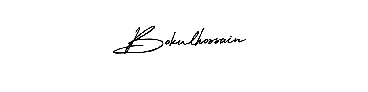 Similarly AmerikaSignatureDemo-Regular is the best handwritten signature design. Signature creator online .You can use it as an online autograph creator for name Bokulhossain. Bokulhossain signature style 3 images and pictures png