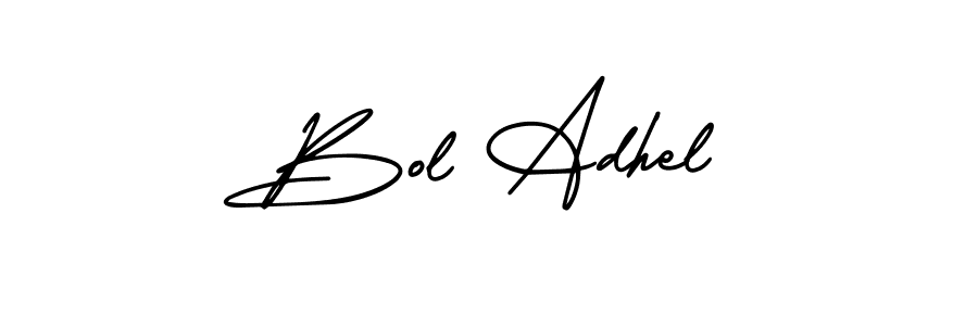 Here are the top 10 professional signature styles for the name Bol Adhel. These are the best autograph styles you can use for your name. Bol Adhel signature style 3 images and pictures png