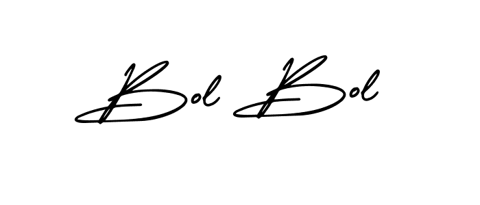 Make a beautiful signature design for name Bol Bol. With this signature (AmerikaSignatureDemo-Regular) style, you can create a handwritten signature for free. Bol Bol signature style 3 images and pictures png