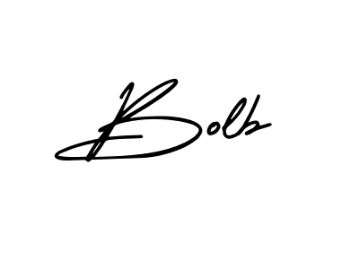 How to make Bolb name signature. Use AmerikaSignatureDemo-Regular style for creating short signs online. This is the latest handwritten sign. Bolb signature style 3 images and pictures png