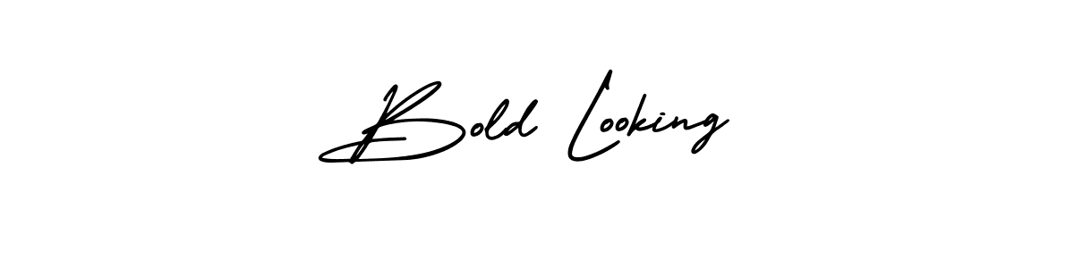 It looks lik you need a new signature style for name Bold Looking. Design unique handwritten (AmerikaSignatureDemo-Regular) signature with our free signature maker in just a few clicks. Bold Looking signature style 3 images and pictures png