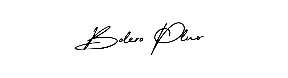Also we have Bolero Plus name is the best signature style. Create professional handwritten signature collection using AmerikaSignatureDemo-Regular autograph style. Bolero Plus signature style 3 images and pictures png