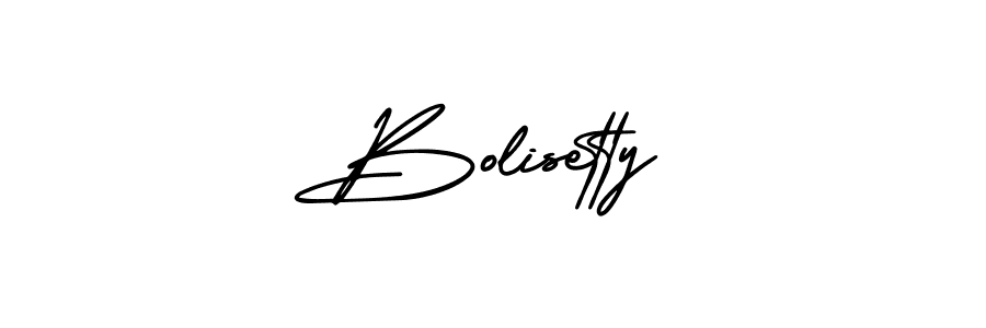 It looks lik you need a new signature style for name Bolisetty. Design unique handwritten (AmerikaSignatureDemo-Regular) signature with our free signature maker in just a few clicks. Bolisetty signature style 3 images and pictures png