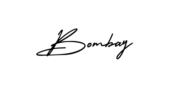 Make a beautiful signature design for name Bombay. With this signature (AmerikaSignatureDemo-Regular) style, you can create a handwritten signature for free. Bombay signature style 3 images and pictures png