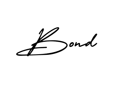 Use a signature maker to create a handwritten signature online. With this signature software, you can design (AmerikaSignatureDemo-Regular) your own signature for name Bond. Bond signature style 3 images and pictures png