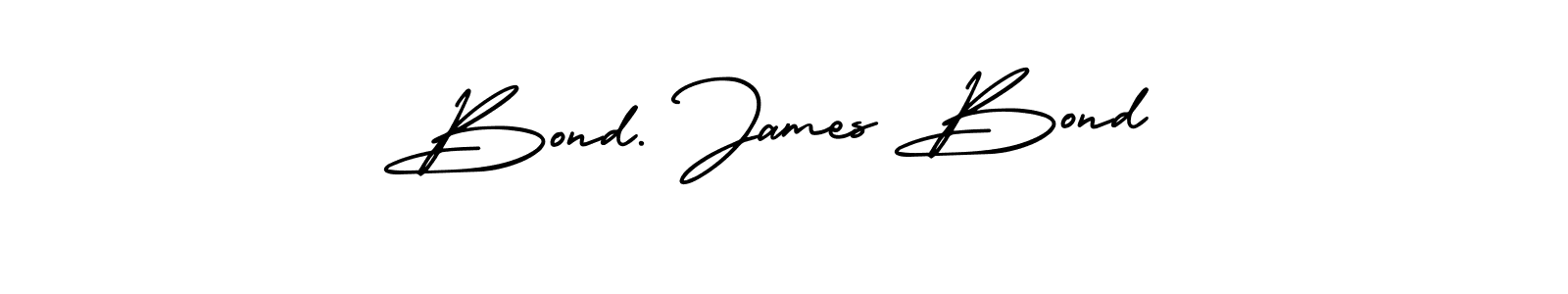 How to make Bond. James Bond name signature. Use AmerikaSignatureDemo-Regular style for creating short signs online. This is the latest handwritten sign. Bond. James Bond signature style 3 images and pictures png