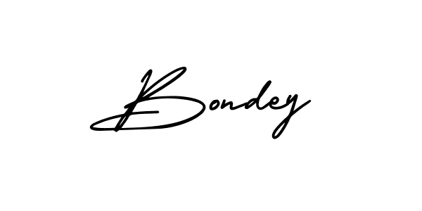 Also You can easily find your signature by using the search form. We will create Bondey name handwritten signature images for you free of cost using AmerikaSignatureDemo-Regular sign style. Bondey signature style 3 images and pictures png