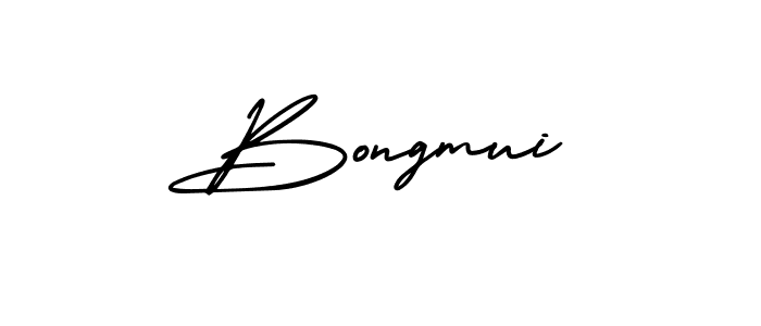 Make a beautiful signature design for name Bongmui. Use this online signature maker to create a handwritten signature for free. Bongmui signature style 3 images and pictures png