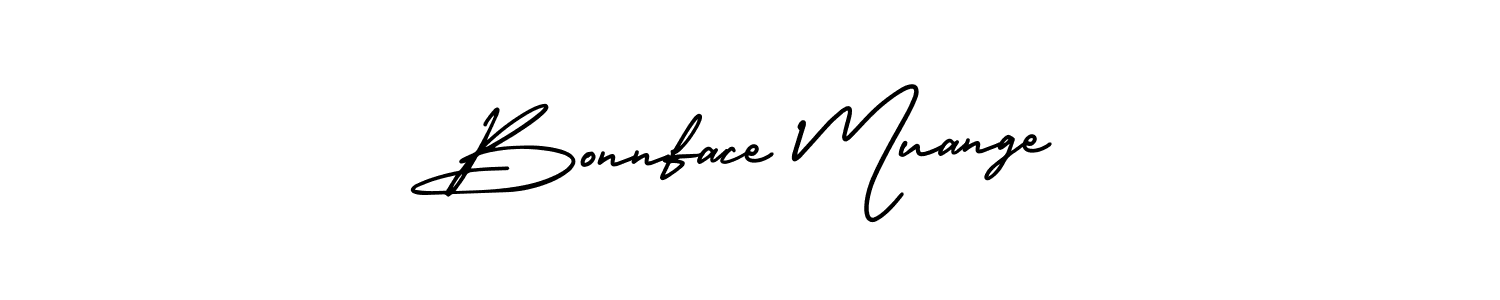 Also we have Bonnface Muange name is the best signature style. Create professional handwritten signature collection using AmerikaSignatureDemo-Regular autograph style. Bonnface Muange signature style 3 images and pictures png