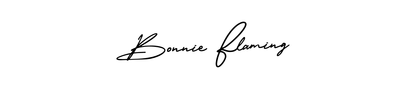 Use a signature maker to create a handwritten signature online. With this signature software, you can design (AmerikaSignatureDemo-Regular) your own signature for name Bonnie Flaming. Bonnie Flaming signature style 3 images and pictures png