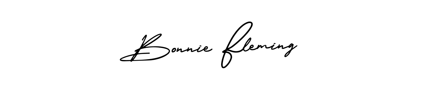 Use a signature maker to create a handwritten signature online. With this signature software, you can design (AmerikaSignatureDemo-Regular) your own signature for name Bonnie Fleming. Bonnie Fleming signature style 3 images and pictures png