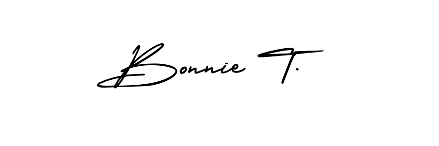 Also we have Bonnie T. name is the best signature style. Create professional handwritten signature collection using AmerikaSignatureDemo-Regular autograph style. Bonnie T. signature style 3 images and pictures png