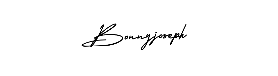How to Draw Bonnyjoseph signature style? AmerikaSignatureDemo-Regular is a latest design signature styles for name Bonnyjoseph. Bonnyjoseph signature style 3 images and pictures png