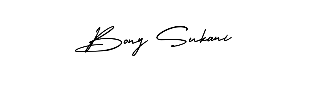 if you are searching for the best signature style for your name Bony Sukani. so please give up your signature search. here we have designed multiple signature styles  using AmerikaSignatureDemo-Regular. Bony Sukani signature style 3 images and pictures png