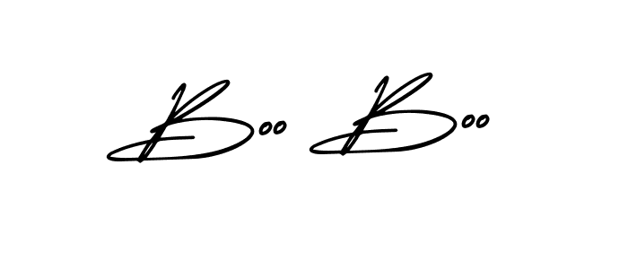 It looks lik you need a new signature style for name Boo Boo. Design unique handwritten (AmerikaSignatureDemo-Regular) signature with our free signature maker in just a few clicks. Boo Boo signature style 3 images and pictures png