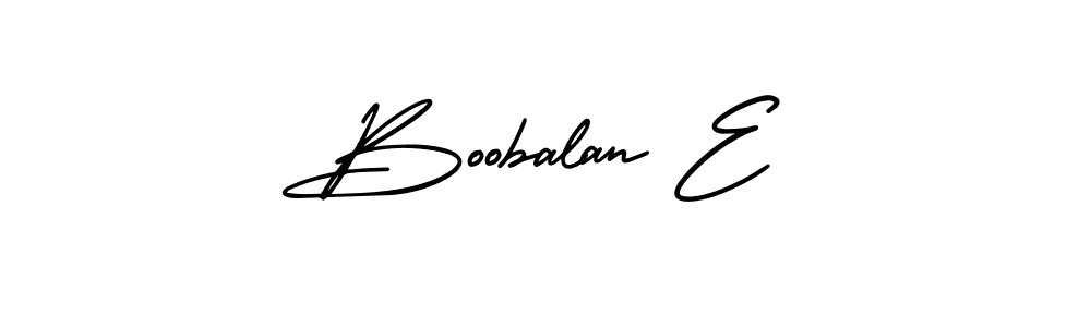 How to Draw Boobalan E signature style? AmerikaSignatureDemo-Regular is a latest design signature styles for name Boobalan E. Boobalan E signature style 3 images and pictures png