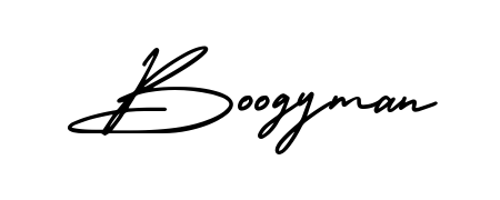 Quickly download Boogyman name signature in high-resolution PNG using AmerikaSignatureDemo-Regular style. Ready to insert into PDFs and online applications. Boogyman signature style 3 images and pictures png