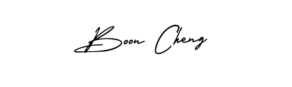 AmerikaSignatureDemo-Regular is a professional signature style that is perfect for those who want to add a touch of class to their signature. It is also a great choice for those who want to make their signature more unique. Get Boon Cheng name to fancy signature for free. Boon Cheng signature style 3 images and pictures png
