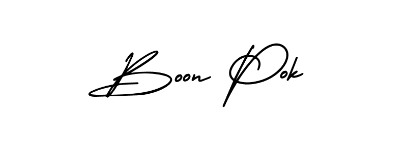Make a short Boon Pok signature style. Manage your documents anywhere anytime using AmerikaSignatureDemo-Regular. Create and add eSignatures, submit forms, share and send files easily. Boon Pok signature style 3 images and pictures png