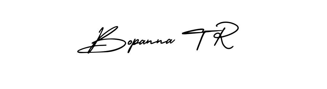 Also You can easily find your signature by using the search form. We will create Bopanna T R name handwritten signature images for you free of cost using AmerikaSignatureDemo-Regular sign style. Bopanna T R signature style 3 images and pictures png