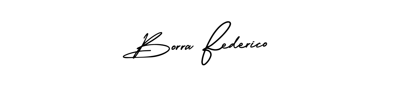 Make a short Borra Federico signature style. Manage your documents anywhere anytime using AmerikaSignatureDemo-Regular. Create and add eSignatures, submit forms, share and send files easily. Borra Federico signature style 3 images and pictures png