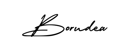 Try this chic Borudea handwritten sign style. Using AmerikaSignatureDemo-Regular font elements, it gives your name a sleek, memorable identity. Borudea signature style 3 images and pictures png