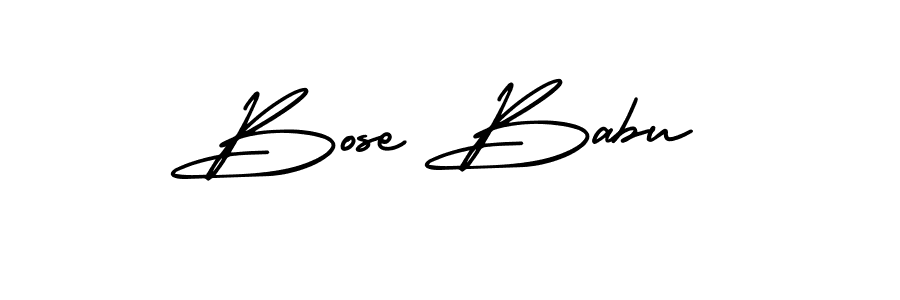 Make a beautiful signature design for name Bose Babu. Use this online signature maker to create a handwritten signature for free. Bose Babu signature style 3 images and pictures png