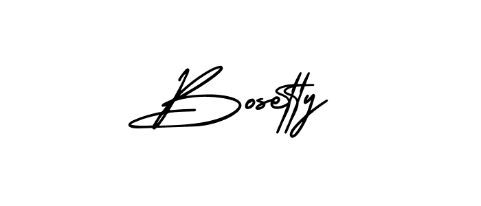Make a beautiful signature design for name Bosetty. With this signature (AmerikaSignatureDemo-Regular) style, you can create a handwritten signature for free. Bosetty signature style 3 images and pictures png