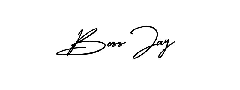 Create a beautiful signature design for name Boss Jay. With this signature (AmerikaSignatureDemo-Regular) fonts, you can make a handwritten signature for free. Boss Jay signature style 3 images and pictures png