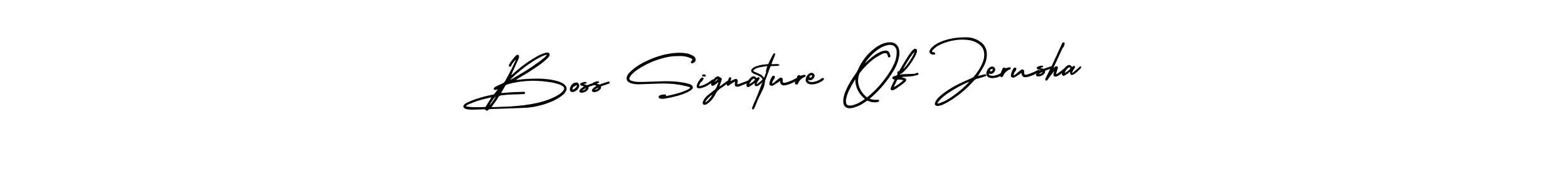 Make a beautiful signature design for name Boss Signature Of Jerusha. With this signature (AmerikaSignatureDemo-Regular) style, you can create a handwritten signature for free. Boss Signature Of Jerusha signature style 3 images and pictures png