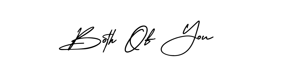 The best way (AmerikaSignatureDemo-Regular) to make a short signature is to pick only two or three words in your name. The name Both Of You include a total of six letters. For converting this name. Both Of You signature style 3 images and pictures png