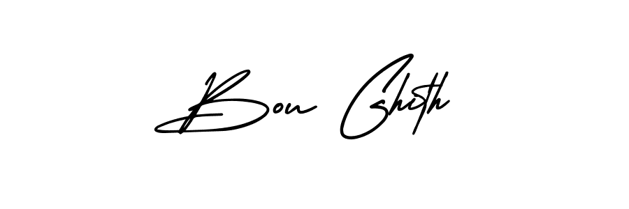 Also we have Bou Ghith name is the best signature style. Create professional handwritten signature collection using AmerikaSignatureDemo-Regular autograph style. Bou Ghith signature style 3 images and pictures png