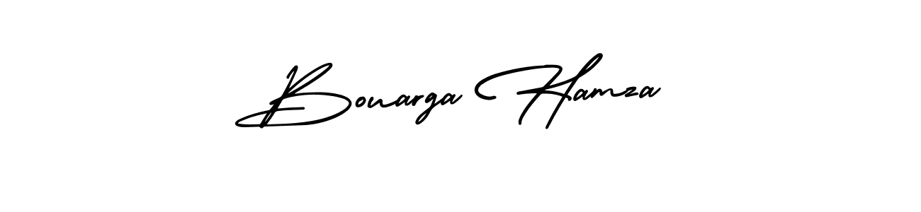 Make a short Bouarga Hamza signature style. Manage your documents anywhere anytime using AmerikaSignatureDemo-Regular. Create and add eSignatures, submit forms, share and send files easily. Bouarga Hamza signature style 3 images and pictures png