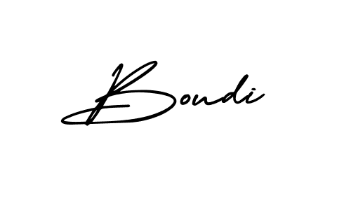 The best way (AmerikaSignatureDemo-Regular) to make a short signature is to pick only two or three words in your name. The name Boudi include a total of six letters. For converting this name. Boudi signature style 3 images and pictures png