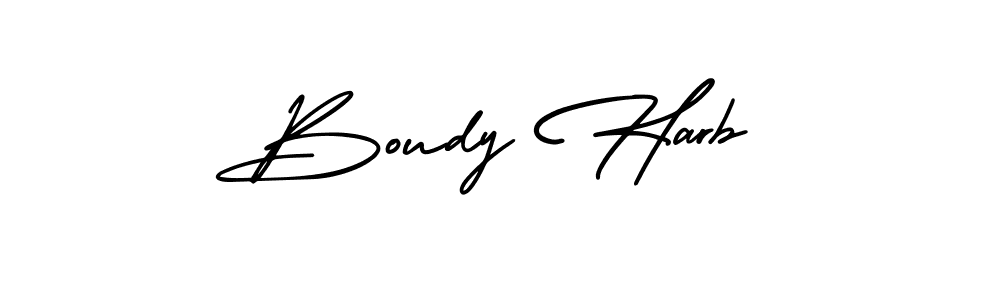 Best and Professional Signature Style for Boudy Harb. AmerikaSignatureDemo-Regular Best Signature Style Collection. Boudy Harb signature style 3 images and pictures png