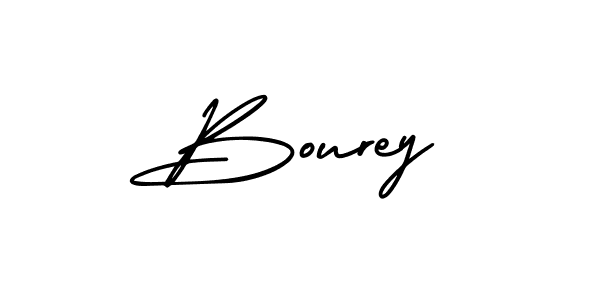 How to make Bourey name signature. Use AmerikaSignatureDemo-Regular style for creating short signs online. This is the latest handwritten sign. Bourey signature style 3 images and pictures png
