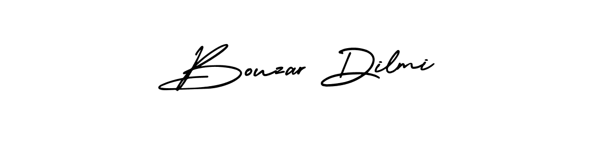 Use a signature maker to create a handwritten signature online. With this signature software, you can design (AmerikaSignatureDemo-Regular) your own signature for name Bouzar Dilmi. Bouzar Dilmi signature style 3 images and pictures png