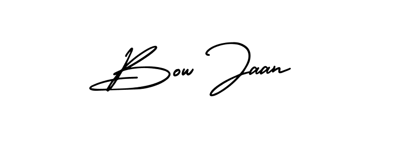 How to make Bow Jaan signature? AmerikaSignatureDemo-Regular is a professional autograph style. Create handwritten signature for Bow Jaan name. Bow Jaan signature style 3 images and pictures png